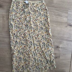 Reformation Floral Midi Skirt - Multicolor